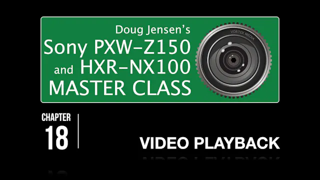 SONY Z150 & NX100 - VIDEO PLAYBACK