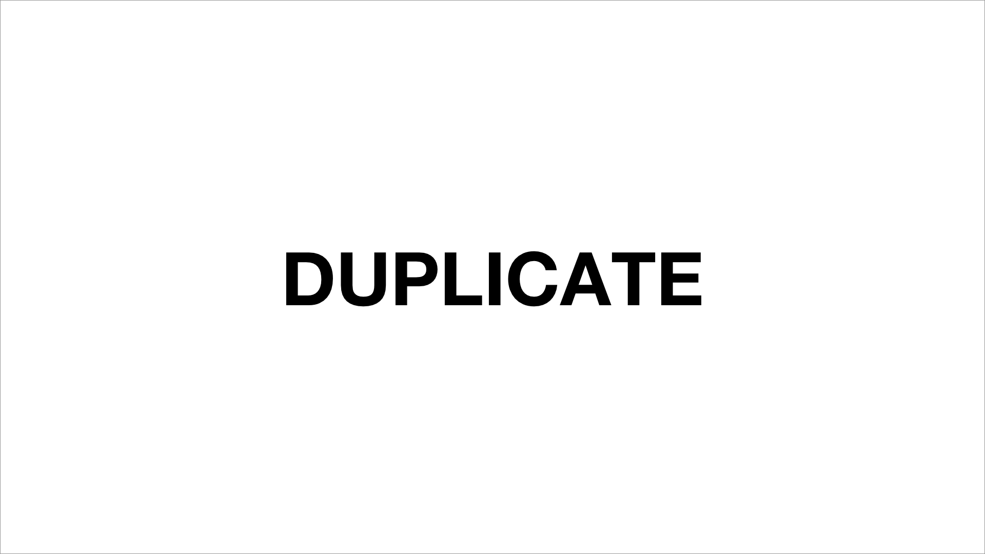 Duplicate Video
