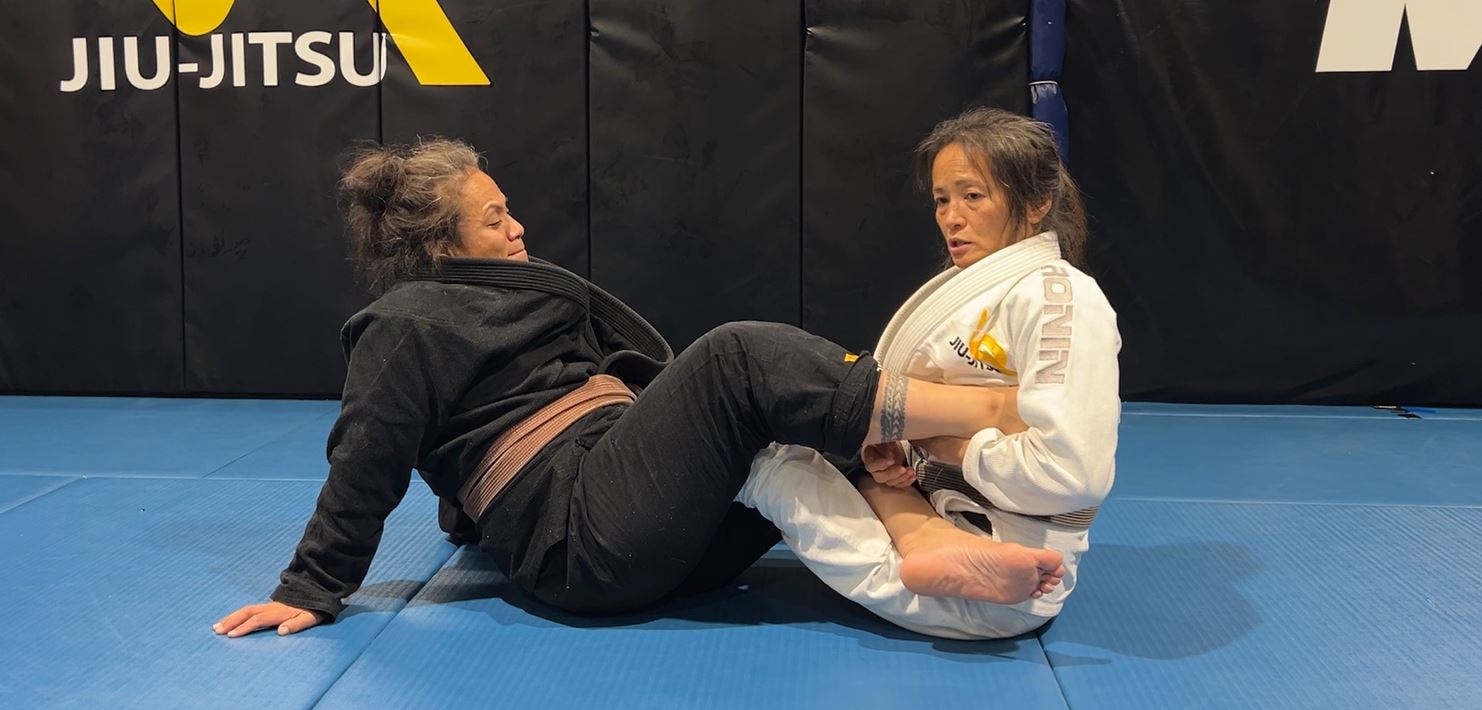 Straight Footlock on Farside Foot of 50/50 Guard