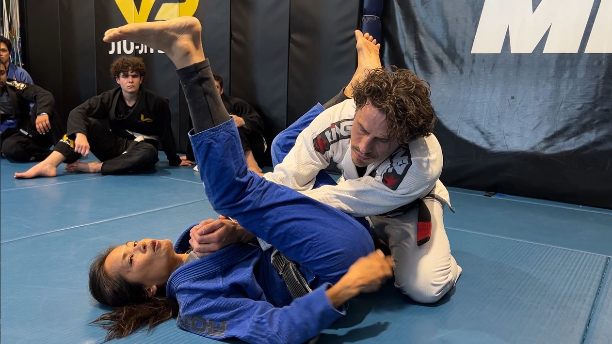 Leg Swing Drill for Armbar from Guard