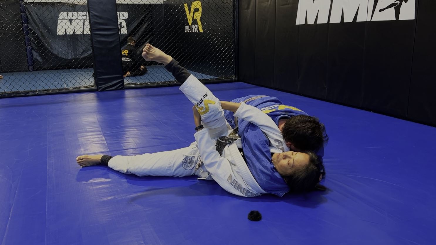 Options from Grabbing Leg defense of Arm Triangle