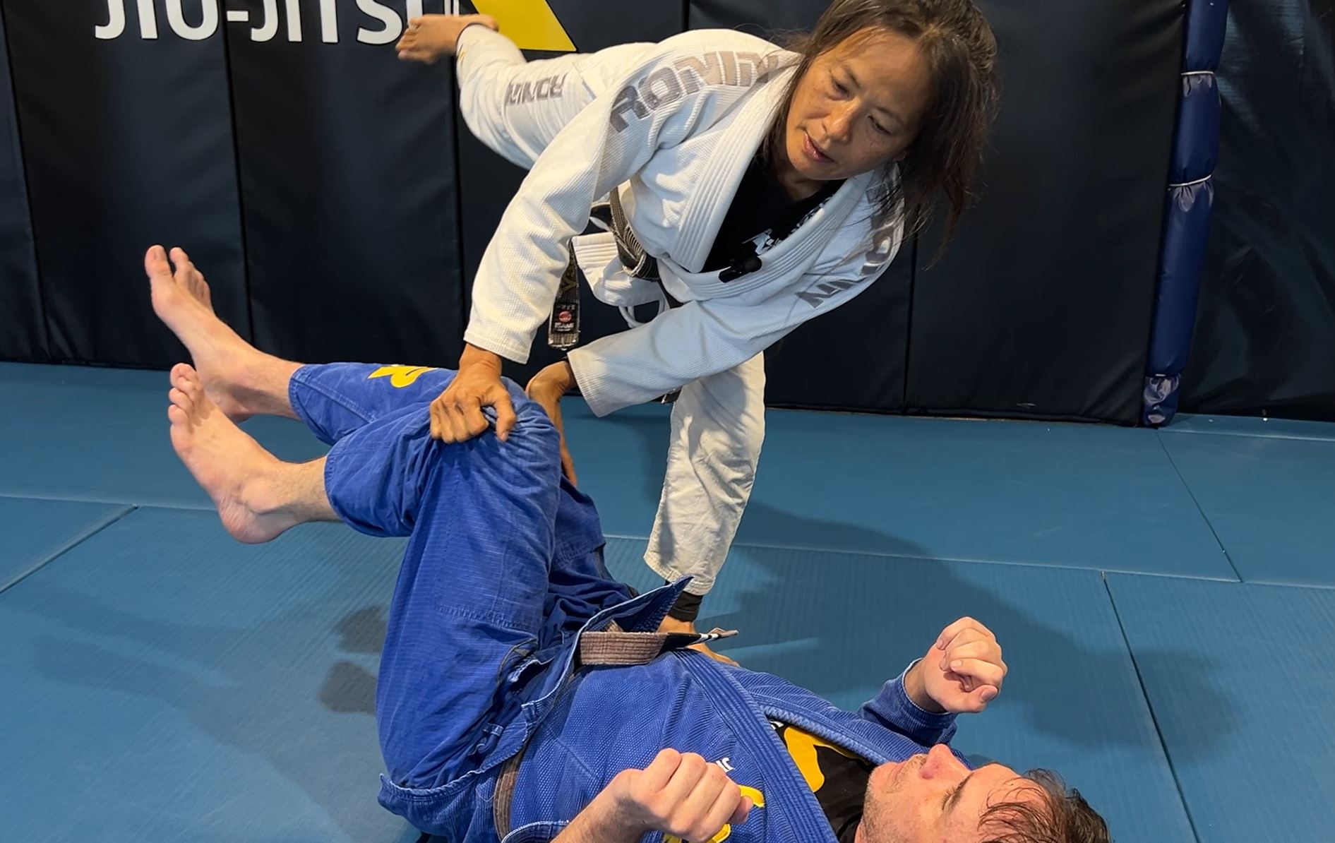 Pass Knee Shield Half Guard with X Pass