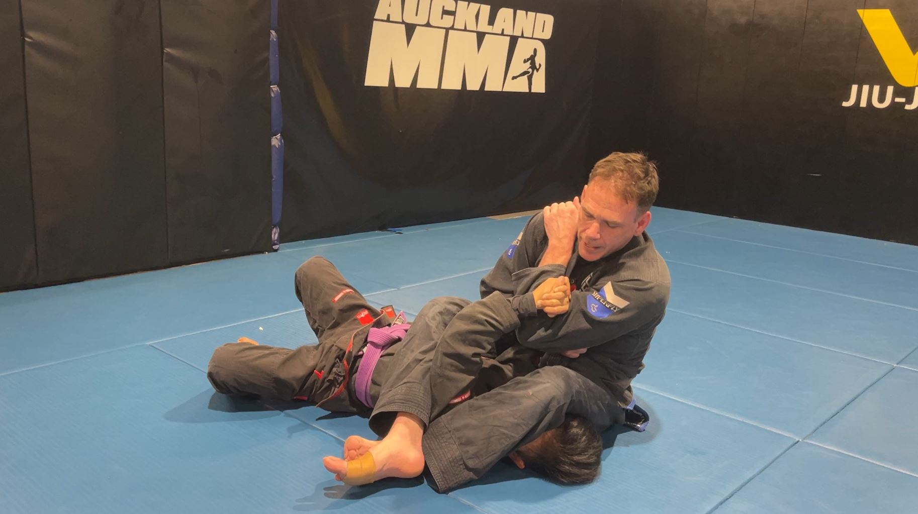 Gable Grip Break on opponent's Armbar Defense to Finish