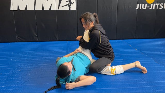 CLASS: Kneebar from defense to double...