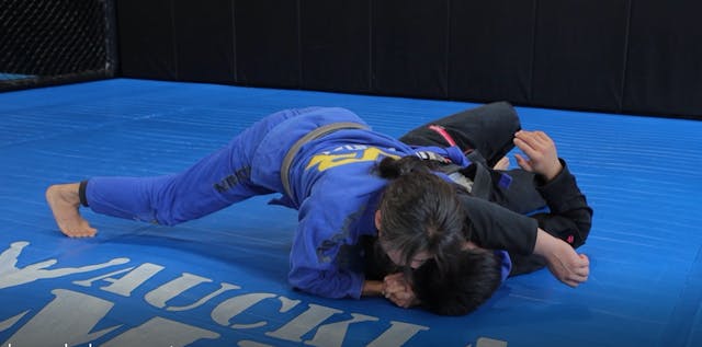 Arm Triangle (Head & Arm choke) started from Mount