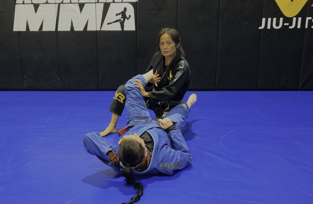 Straight Footlock from Closed Guard Break