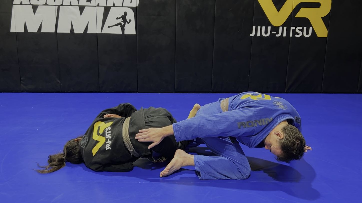 Rotating Footlock from Straight Ashi in Double Guard