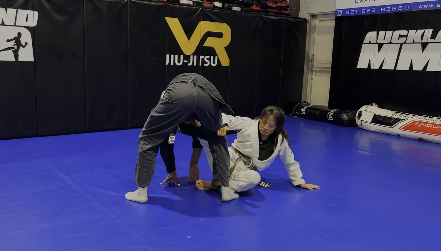 DLR to Worm Guard Roll to Back Sweep to Armbar or Triangle