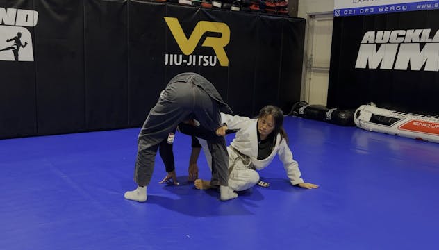 DLR to Worm Guard Roll to Back Sweep ...