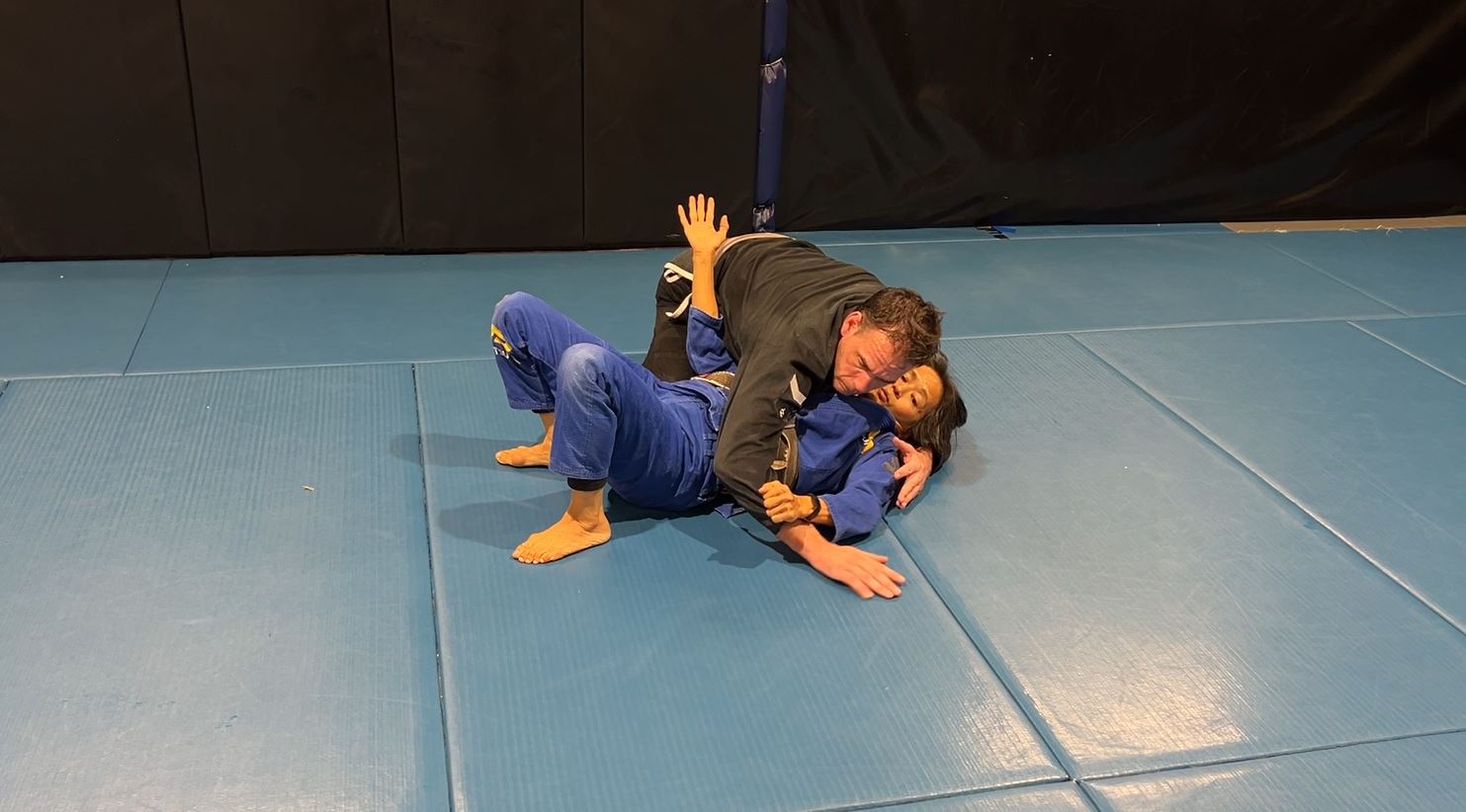 Ghost Escape from Side Control using sleeve grip