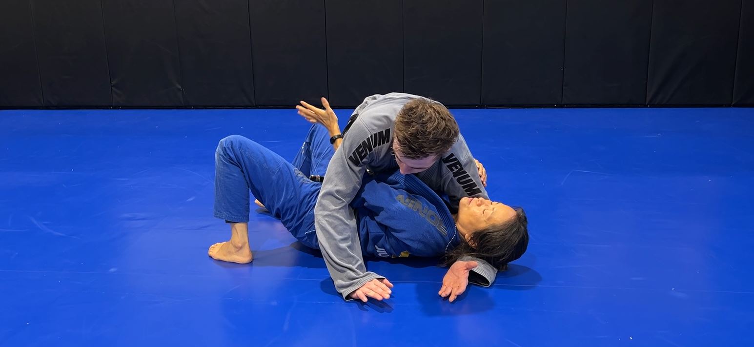 Escape Side Control to Single Leg Sweep using Underhook
