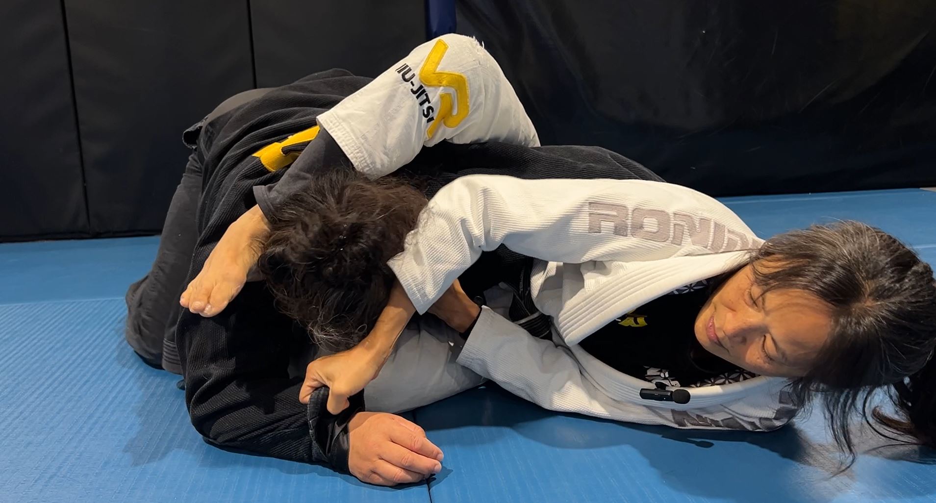 Collar Drag to Meat Hook Sweep from Butterfly Guard