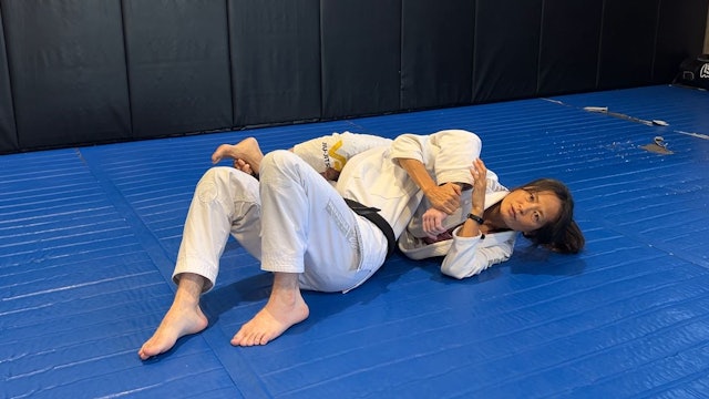Crucifix entry from Back to one-arm Kimura finish