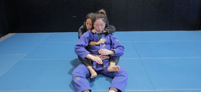 Rear Choke using Gi