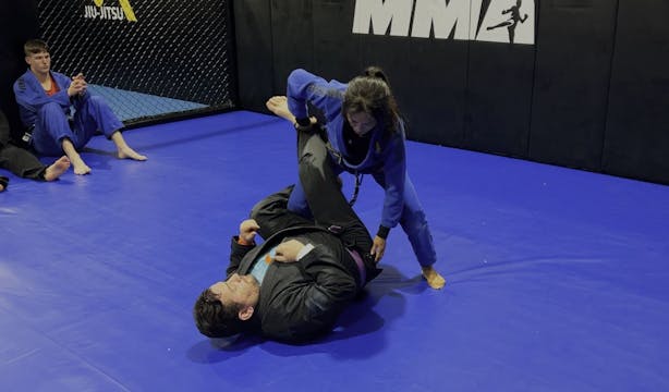 CLASS: Basic Leg Drag Pass from cross...