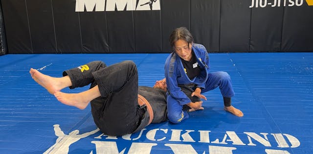 Rolling into second Omoplata when opp...