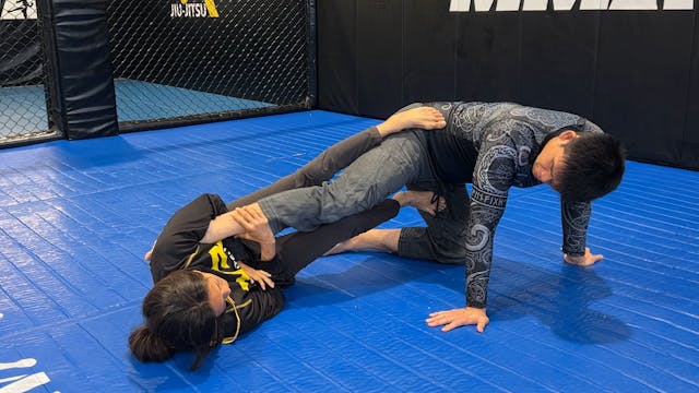 Tight Footlock from opponent's combat...