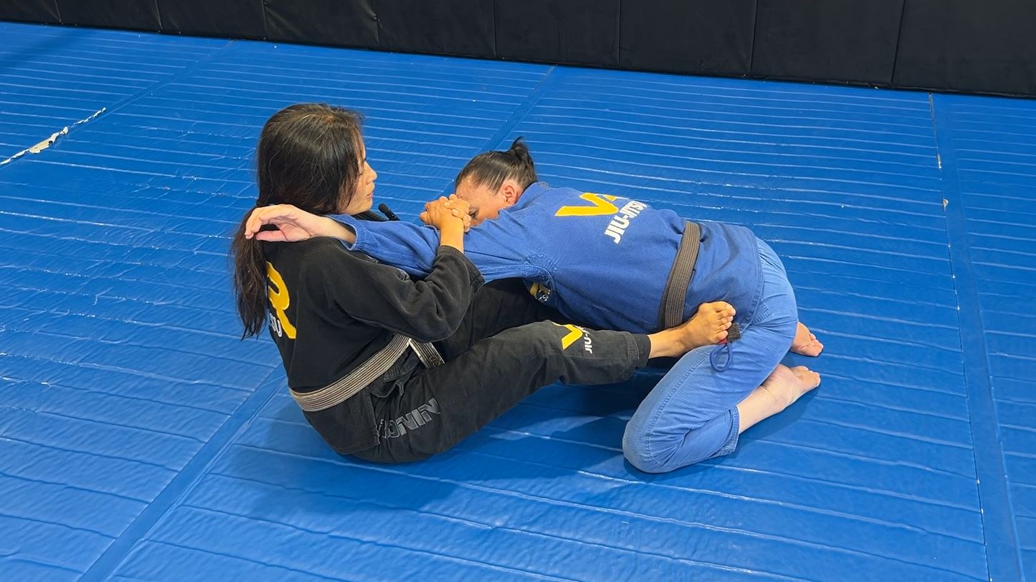 Cutting Armbar from Shoulder Crunch in Butterfly Guard