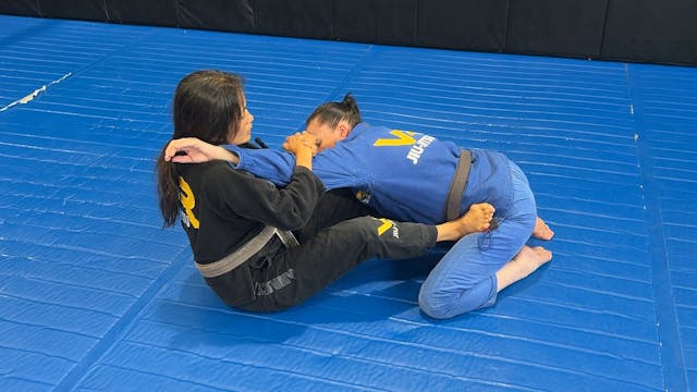 Cutting Armbar from Shoulder Crunch i...