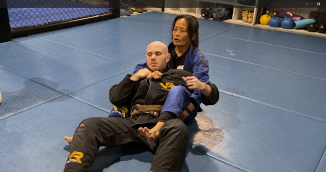 Sneaky Armbar from Back Control