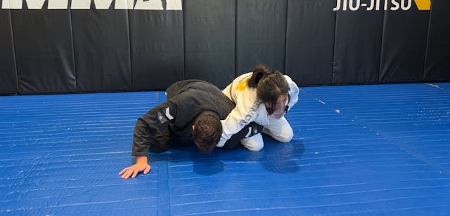 Rolling Kimura from Turtle top position