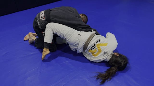 Collar Drag to Corkscrew Armbar when ...