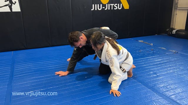 Limp Arm escape from Underhook Half Guard