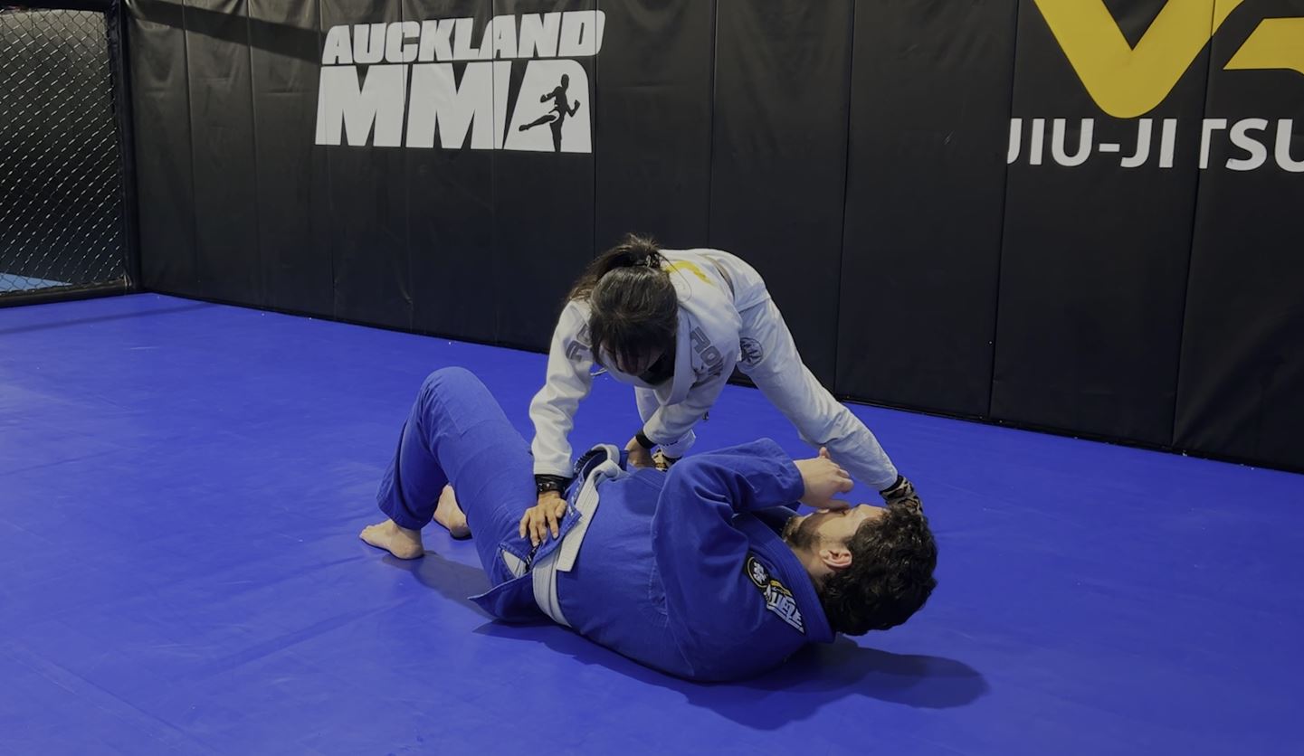 X Pass to Side Control using Hands on Knee and Hip