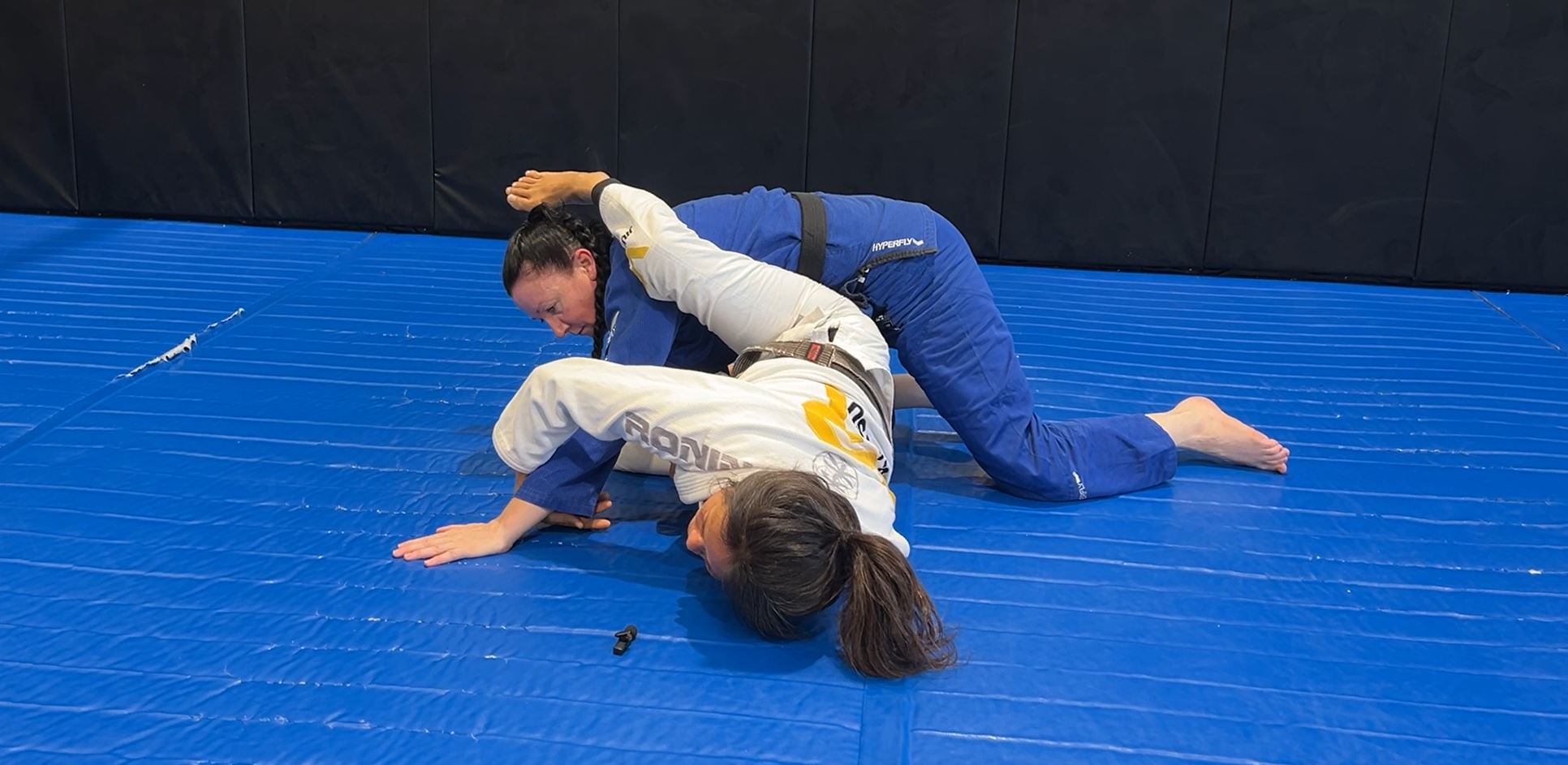 Corkscrew Armbar from Flower Sweep set up