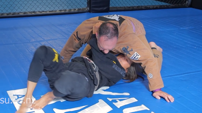 Baseball Bat Choke from underneath