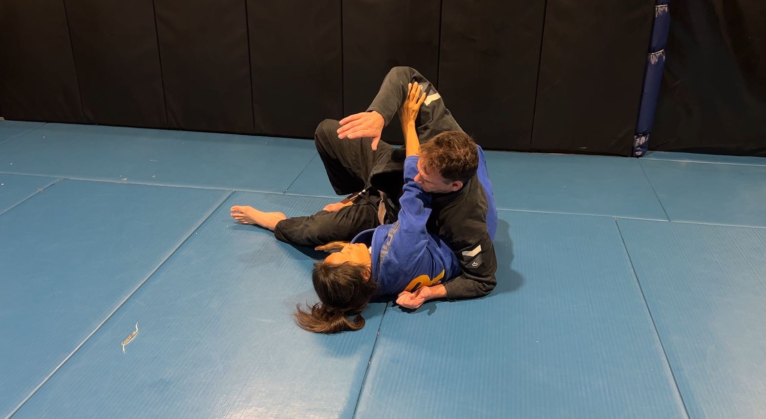 Reverse Side Control when opponent switches hip base