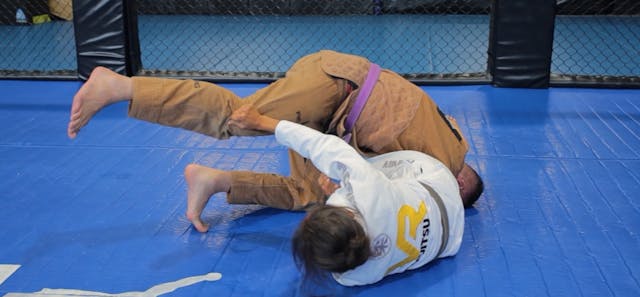 Belly Down Armbar from Guard