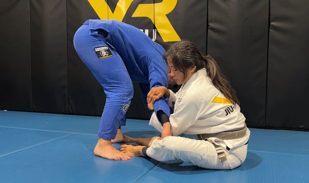 Cutting Armbar entries from open guard