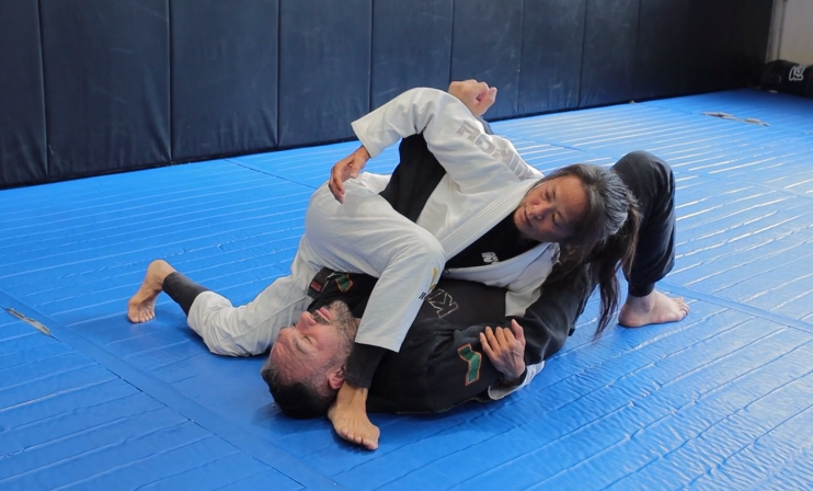 Near side Armbar by stepping over head