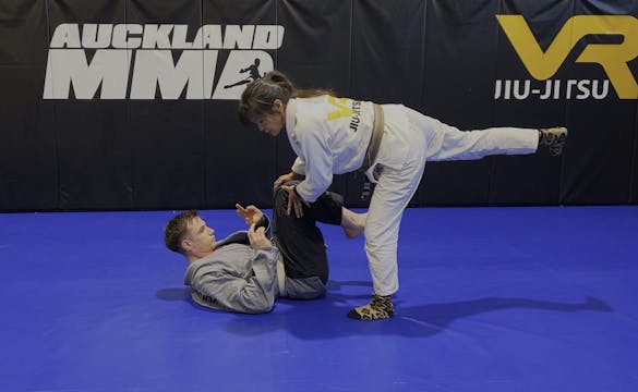 Basic X Pass to Knee Ride using Hands...