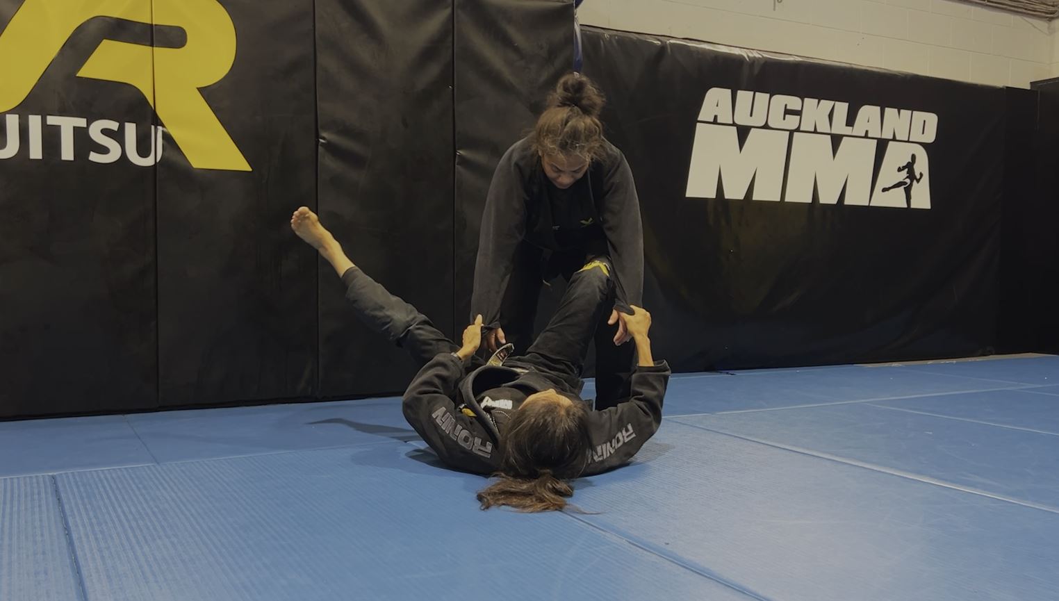 Spider Guard to De La Riva (DLR) to Sit Up Sweep with far sleeve grip