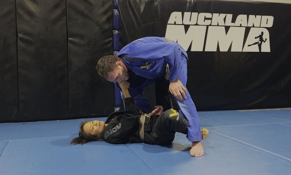 Spider to X Guard Ankle Pick Sweep wi...