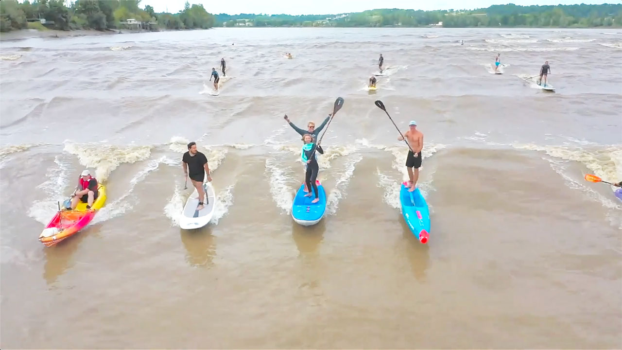 Surfing a River Wave and cruising France!