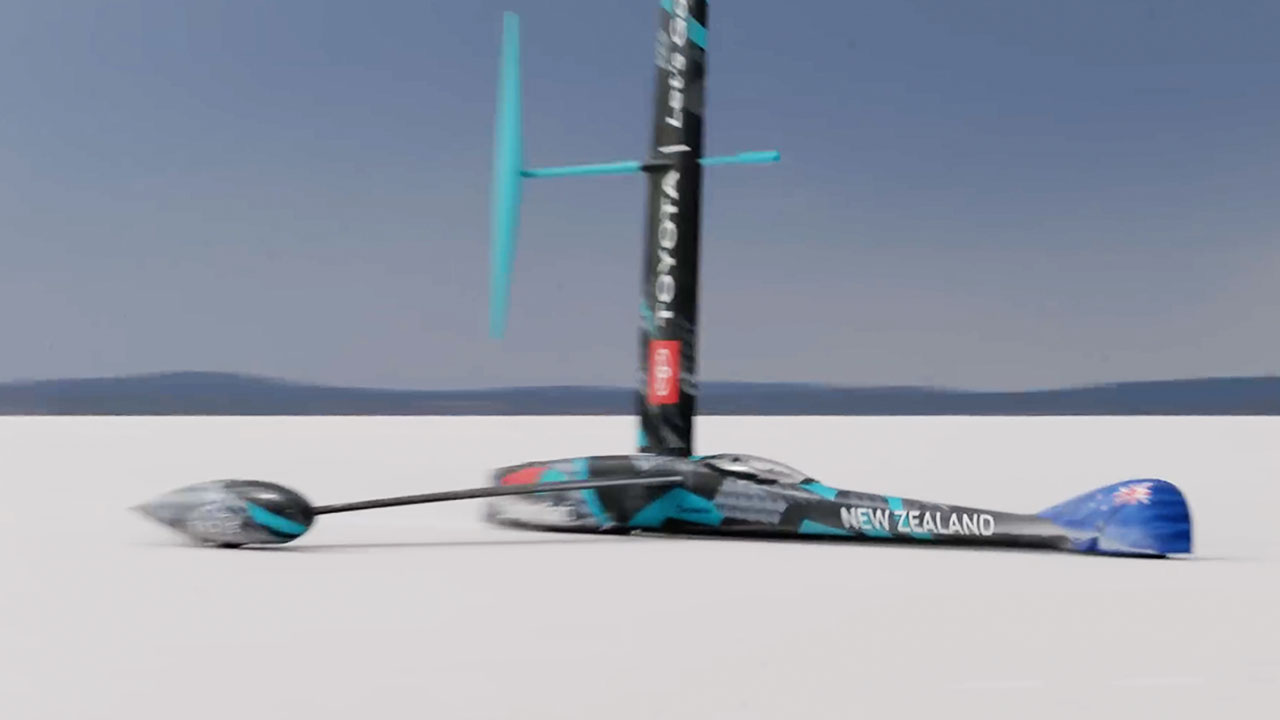 222.4km:h - Wind Powered World Land Speed Record Broken