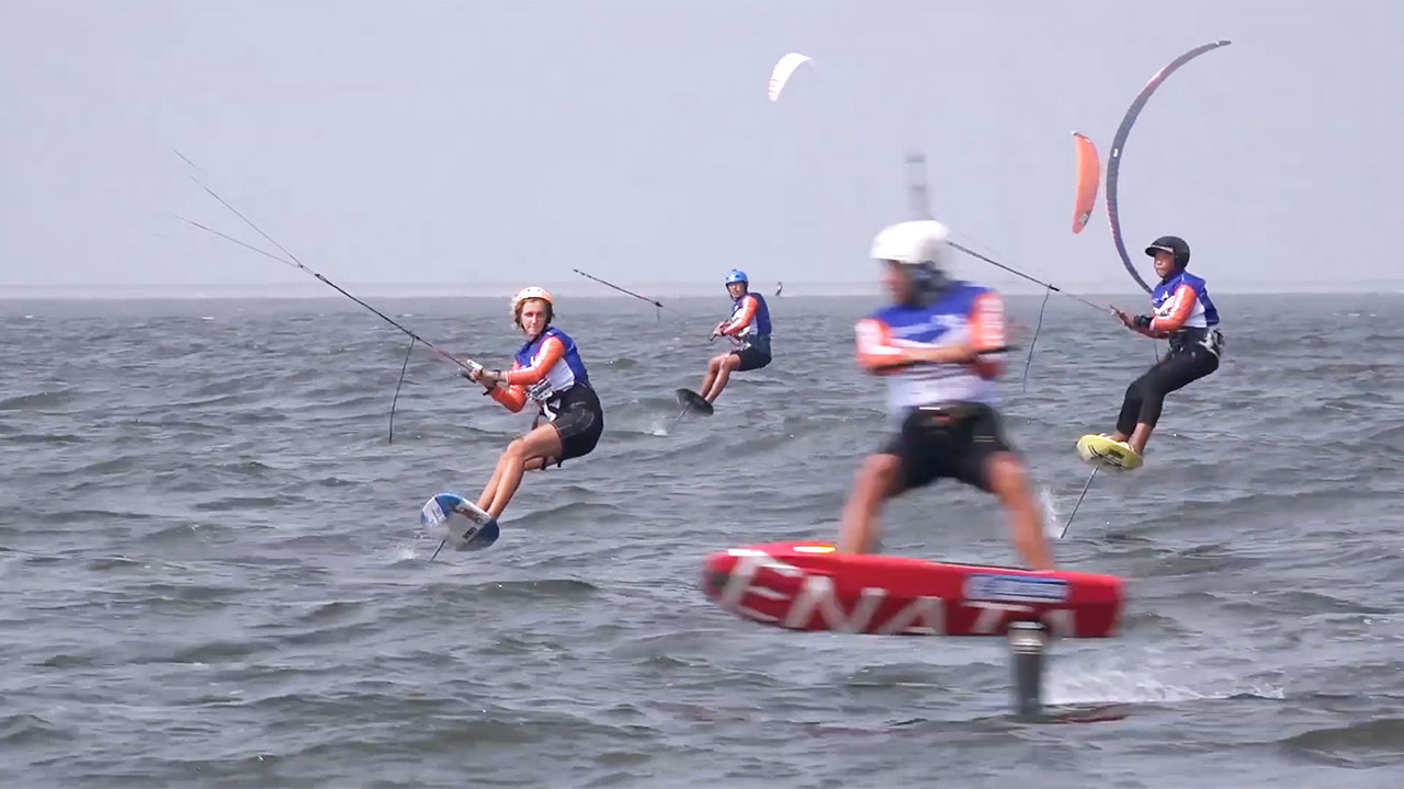 2019 Kitefoil World Series Weifang Binhai - Day Two