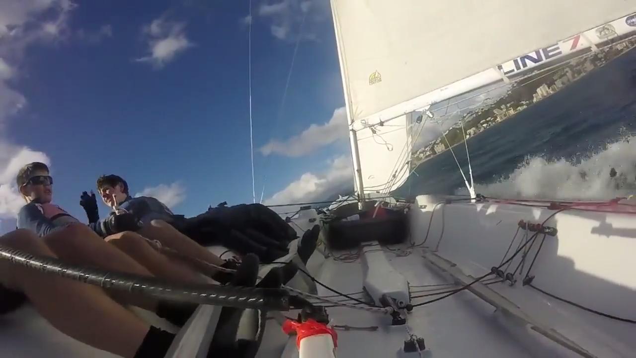 Elliot 6m Extreme Sailing and Broach!