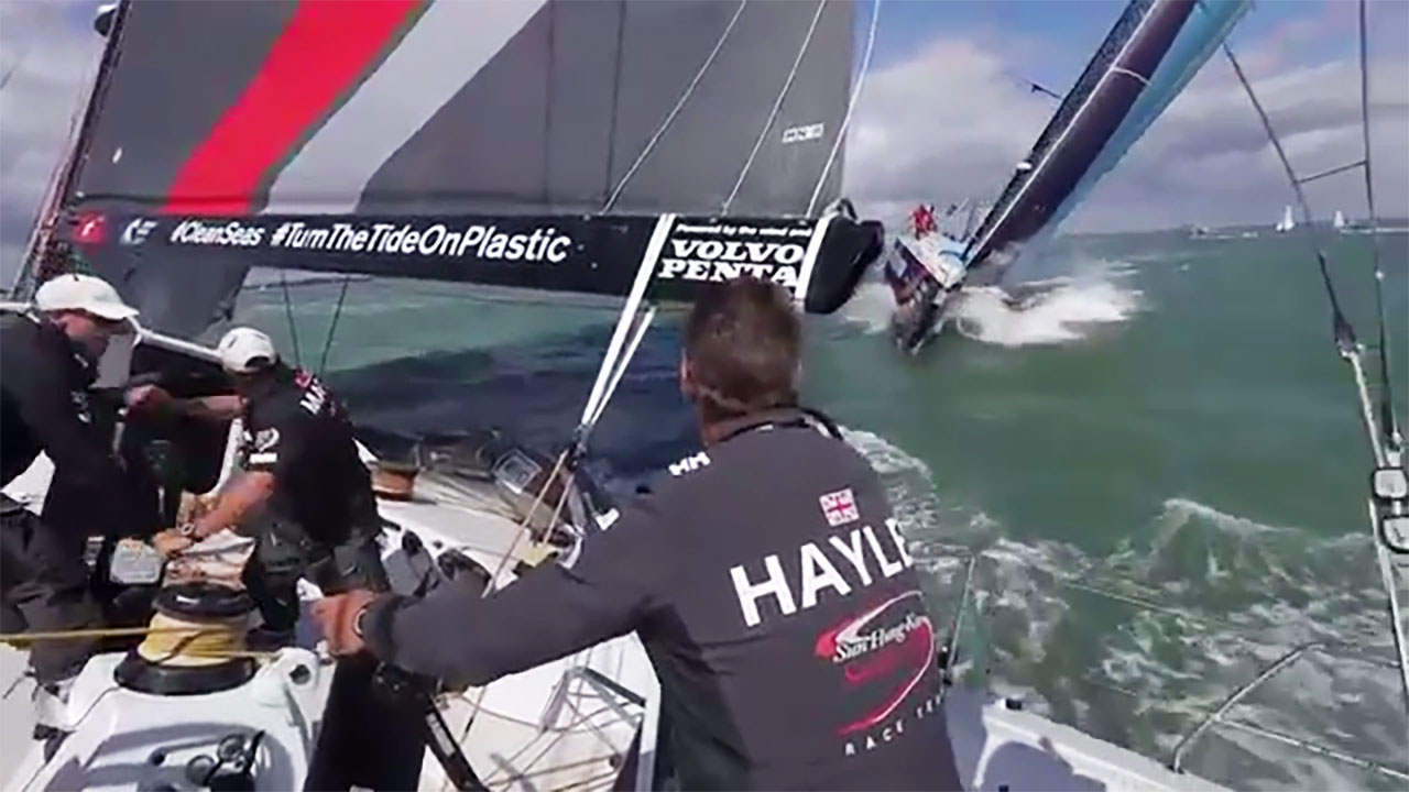 Volvo Ocean Race Leg Zero - Stage 2 - The Fastnet Start