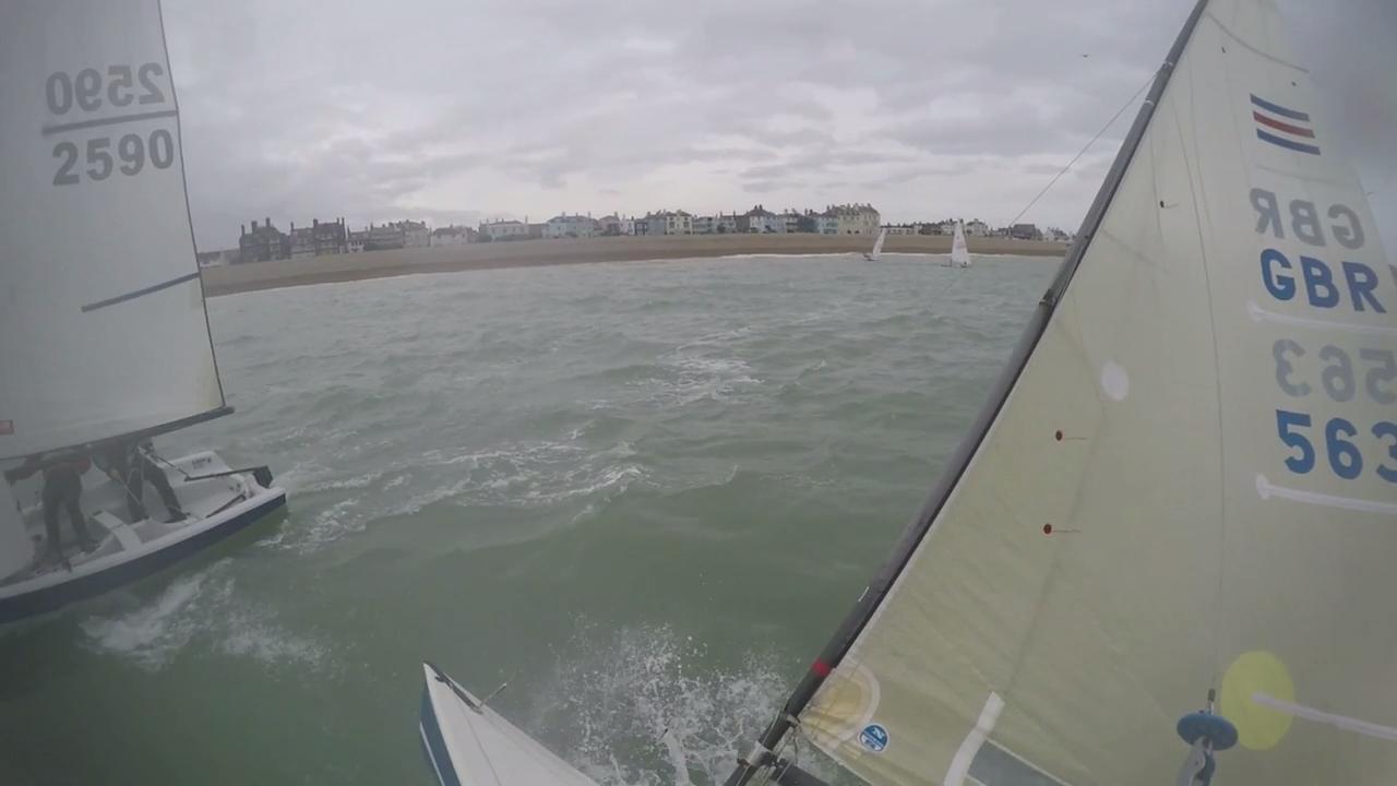 Contender 563 Capsize Slow Motion!