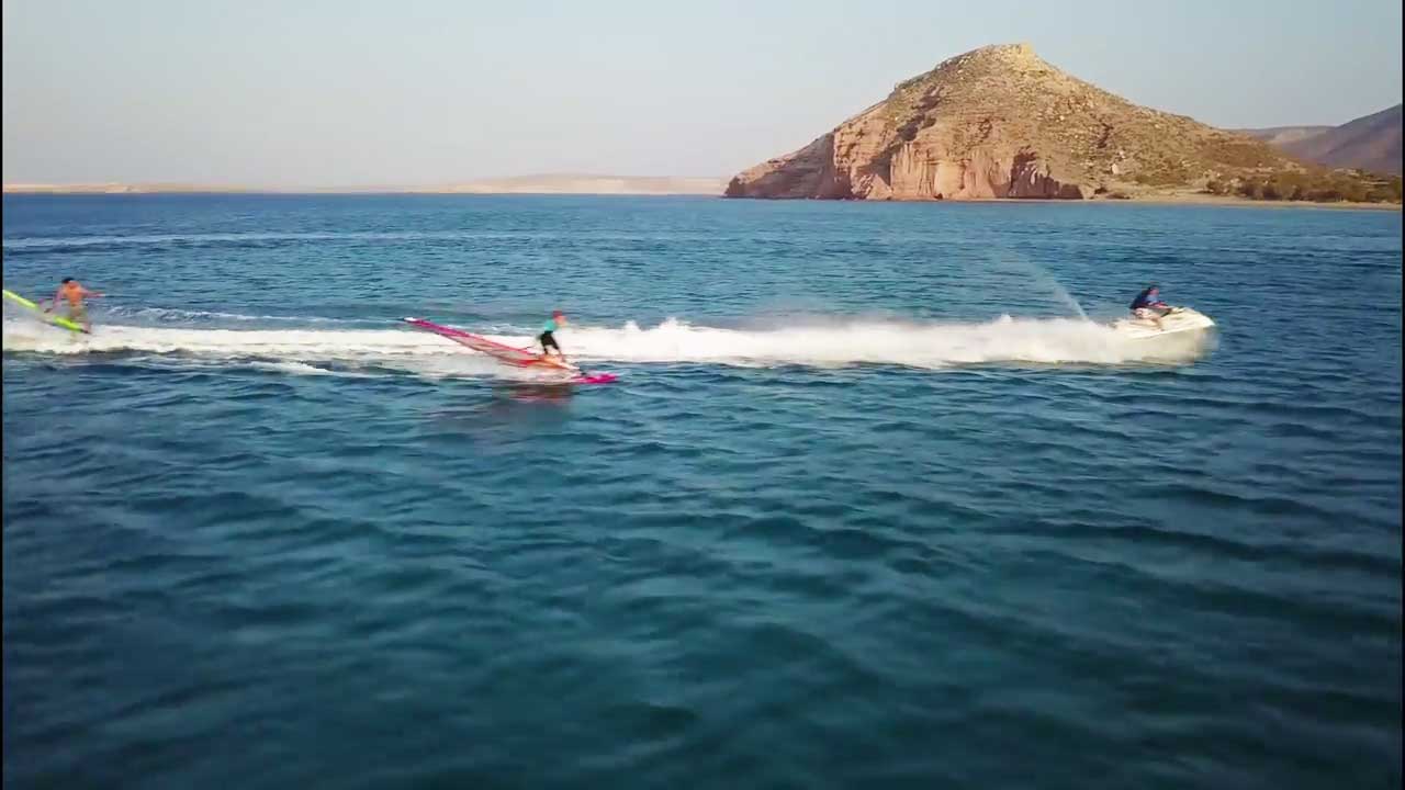 Tow-In Windsurf Ballet