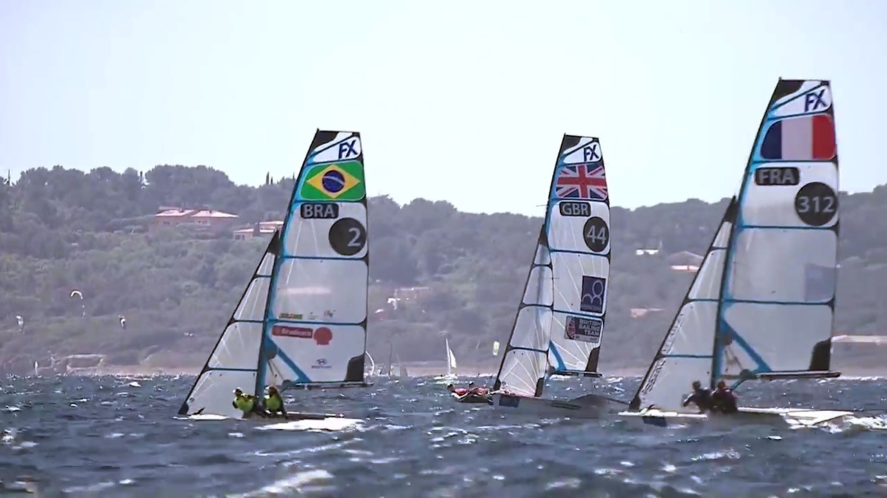 World Sailing SWC - Hyeres 2017 - 49er & 49erFX Highlights