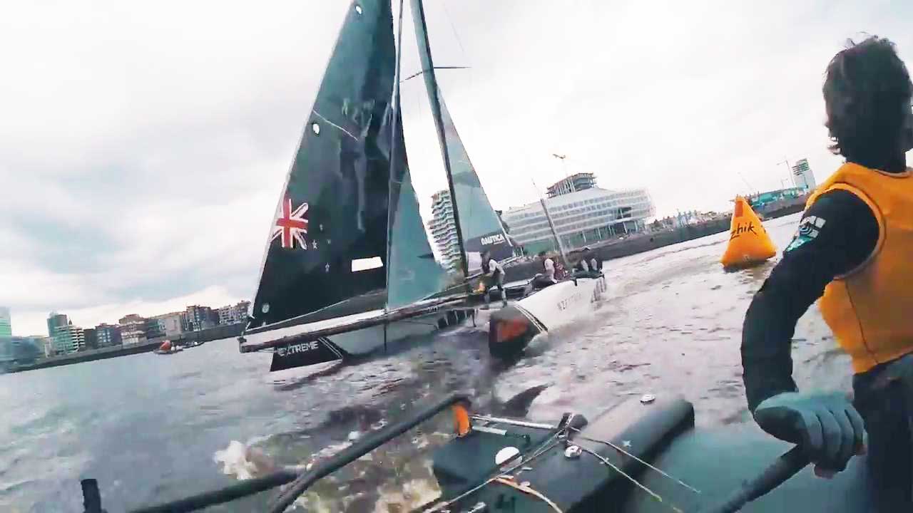 Extreme Sailing Series - Act 5, Hamburg Day One