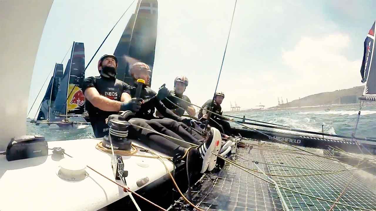 INEOS Rebels UK - Day 1 - Act 3, Extreme Sailing Series Barcelona