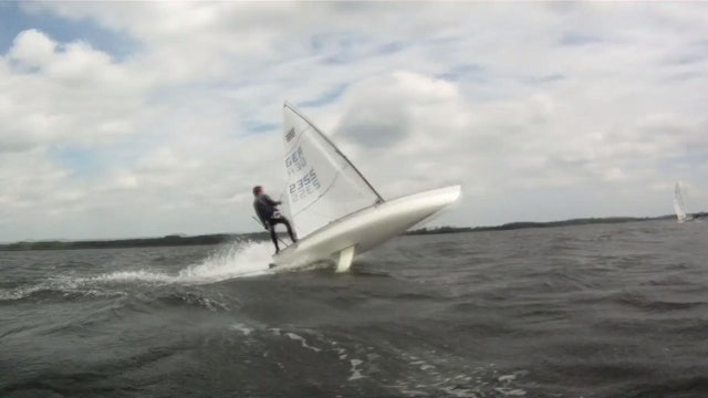 High Wind Contender Skiff Sailing 2012-3