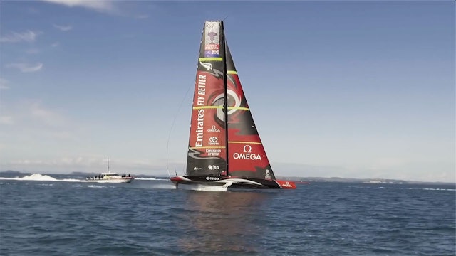 Emirates Team NZL - First Day Sailing
