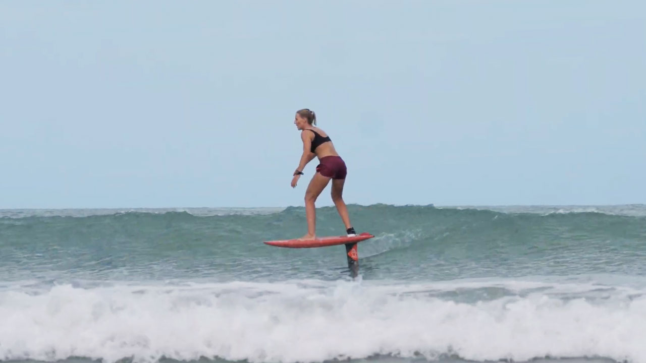 Wave Surf Foiling For The First Time